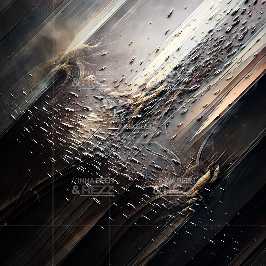 Accretion - After Silence abstract art print #4